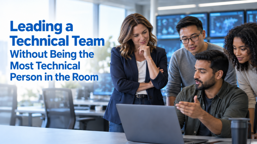 Leading a Technical Team Without Being the Most Technical Person in the Room